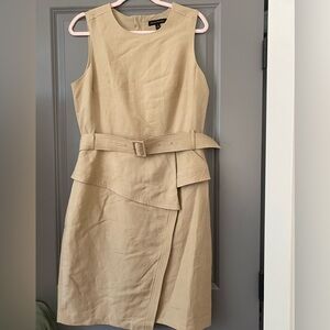 Tan banana republic dress!